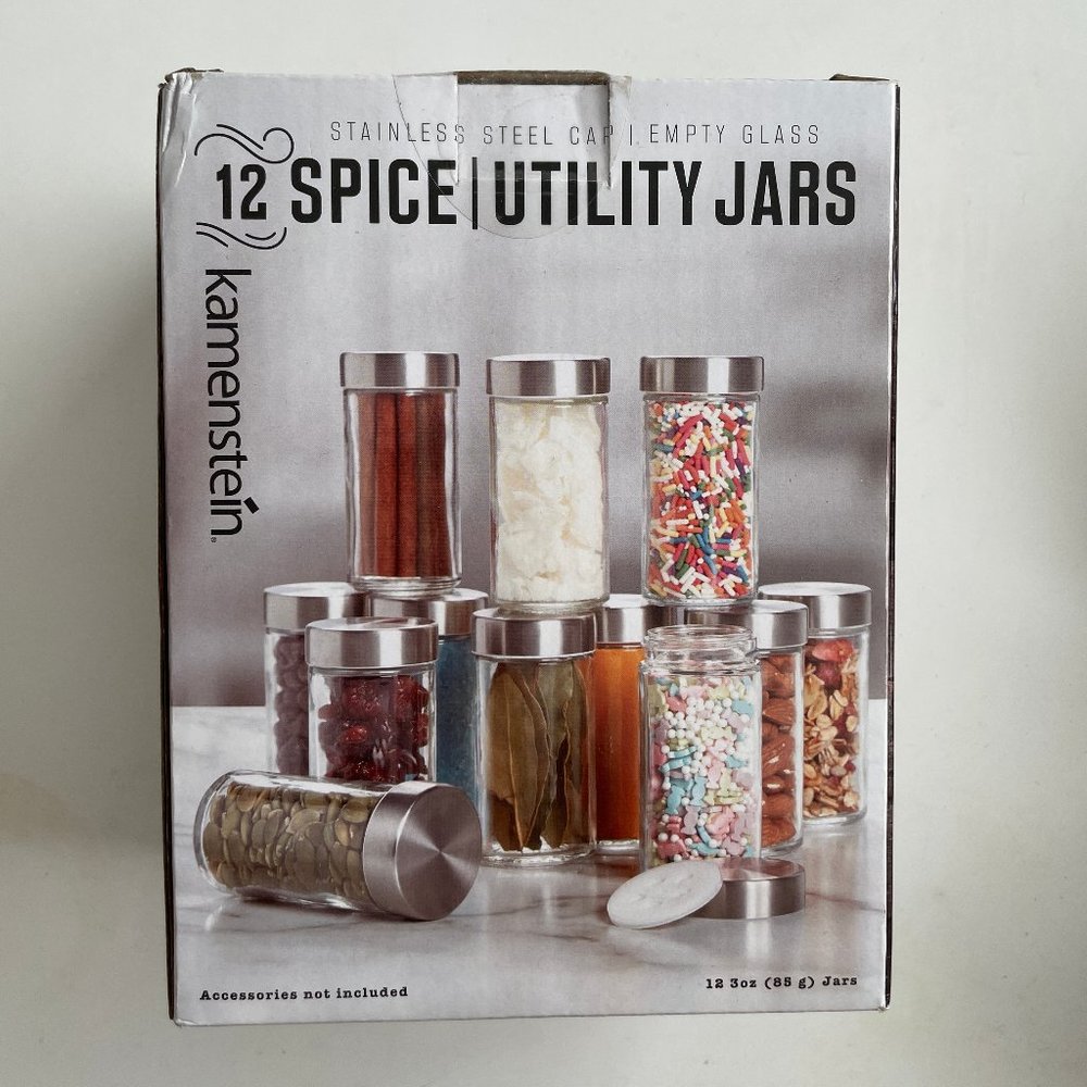 Kamenstein 12 Spice | Utility Jars
